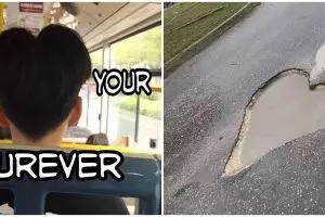 10 Penampakan bentuk love absurd ini bikin jomblo nyengir lebar