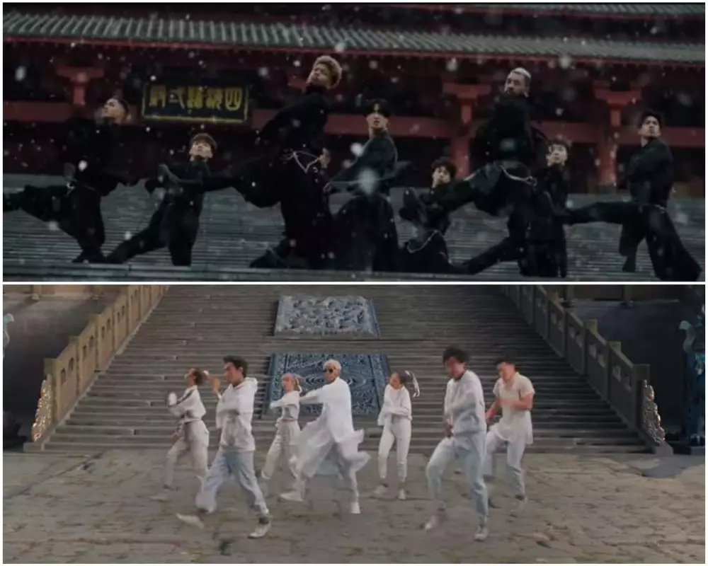 kemiripan adegan video young lex dan exo © YouTube