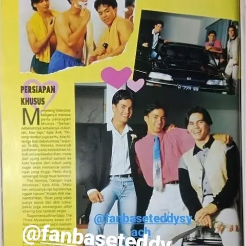 Potret kompak Syach bersaudara di majalah jadul © Instagram & Facebook Potret kompak Syach bersaudara di majalah jadul © Instagram & Facebook