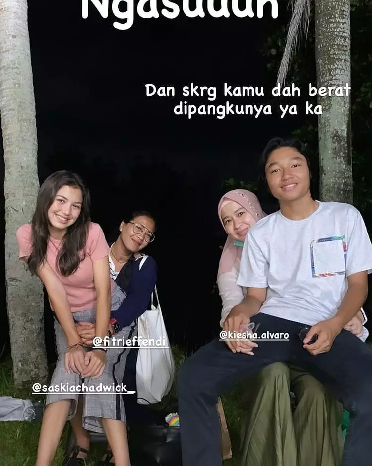 Kiesha Alvaro dan Saskia Chadwick makin lengket © Instagram