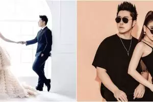 8 Gaya pemotretan Angela Tee & Goldwin Yustantio dalam berbagai tema