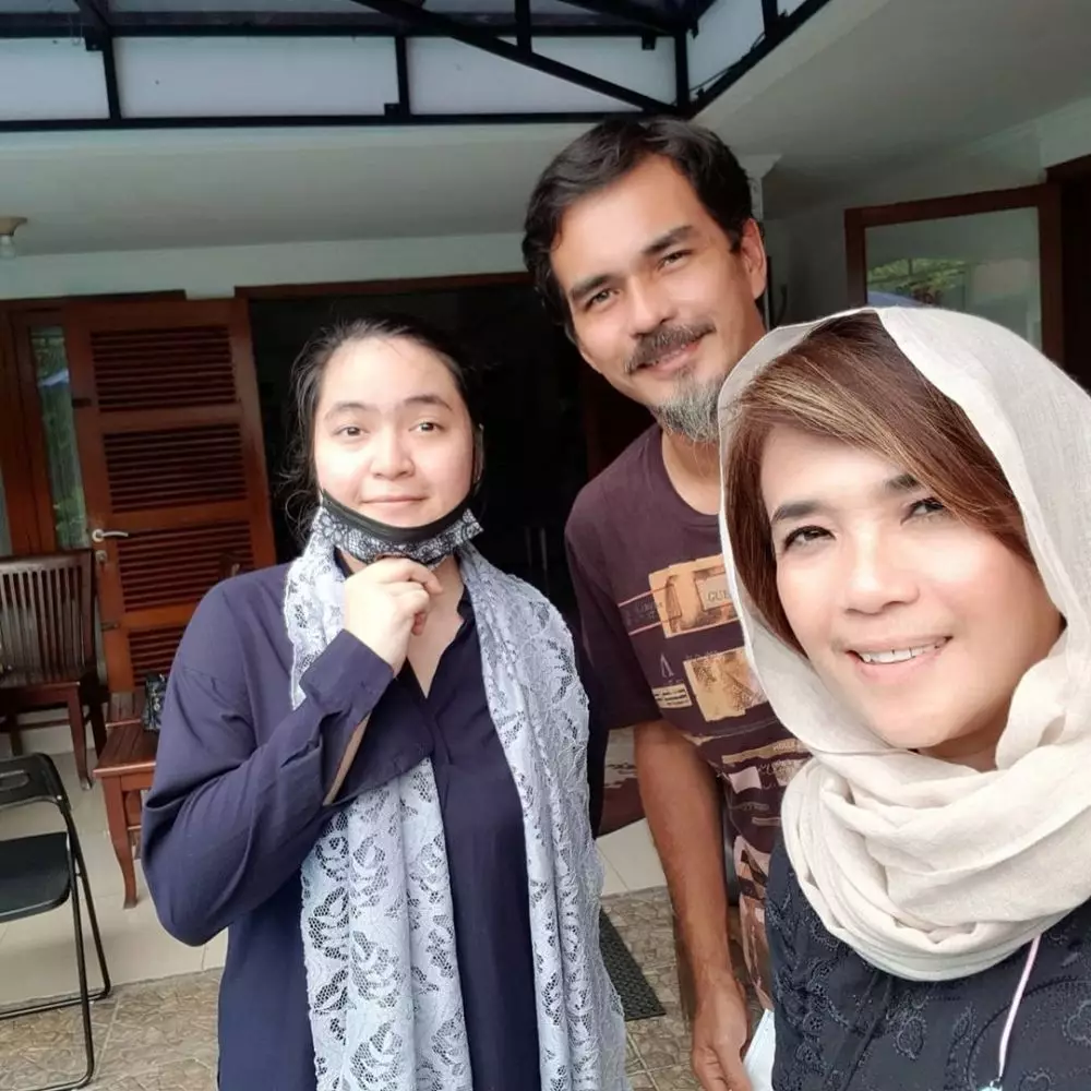 momen tahlilan Rina Gunawan ©Instagram