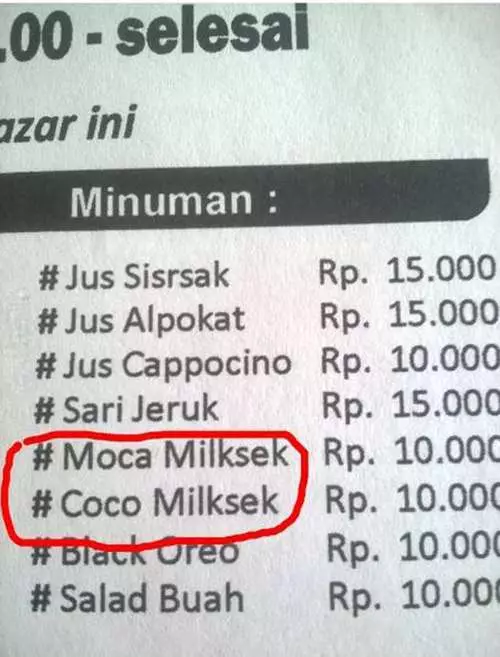 Tulisan berbahasa Inggris © berbagai sumber