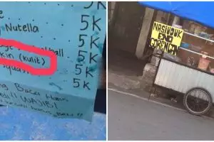 10 Tulisan berbahasa Inggris di warung ini bikin nyengir kecut