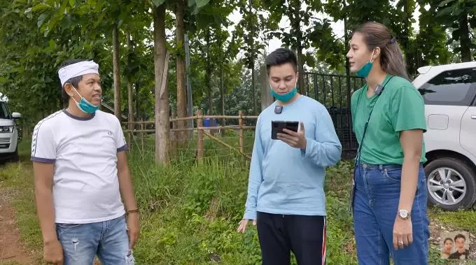 Momen Baim Wong siapkan lahan pesantren © 2021 brilio.net