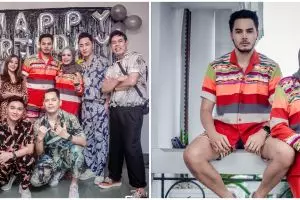 10 Momen ulang tahun Aher suami Elly Sugigi, bertema piyama