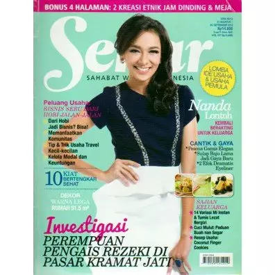 Ananda Lontoh jadi cover majalah © 2021 brilio.net Ananda Lontoh jadi cover majalah © 2021 brilio.net