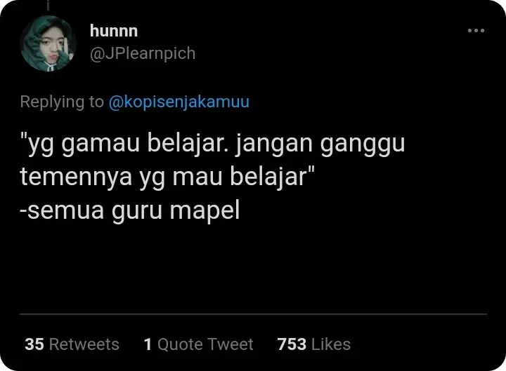 Kalimat andalan guru di kelas © berbagai sumber