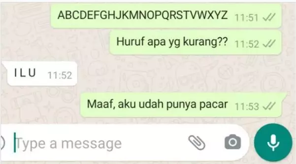 10 Chat klise pacaran istimewa