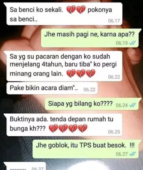 10 Chat klise pacaran istimewa