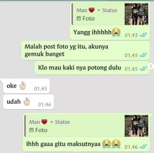 10 Chat klise pacaran istimewa