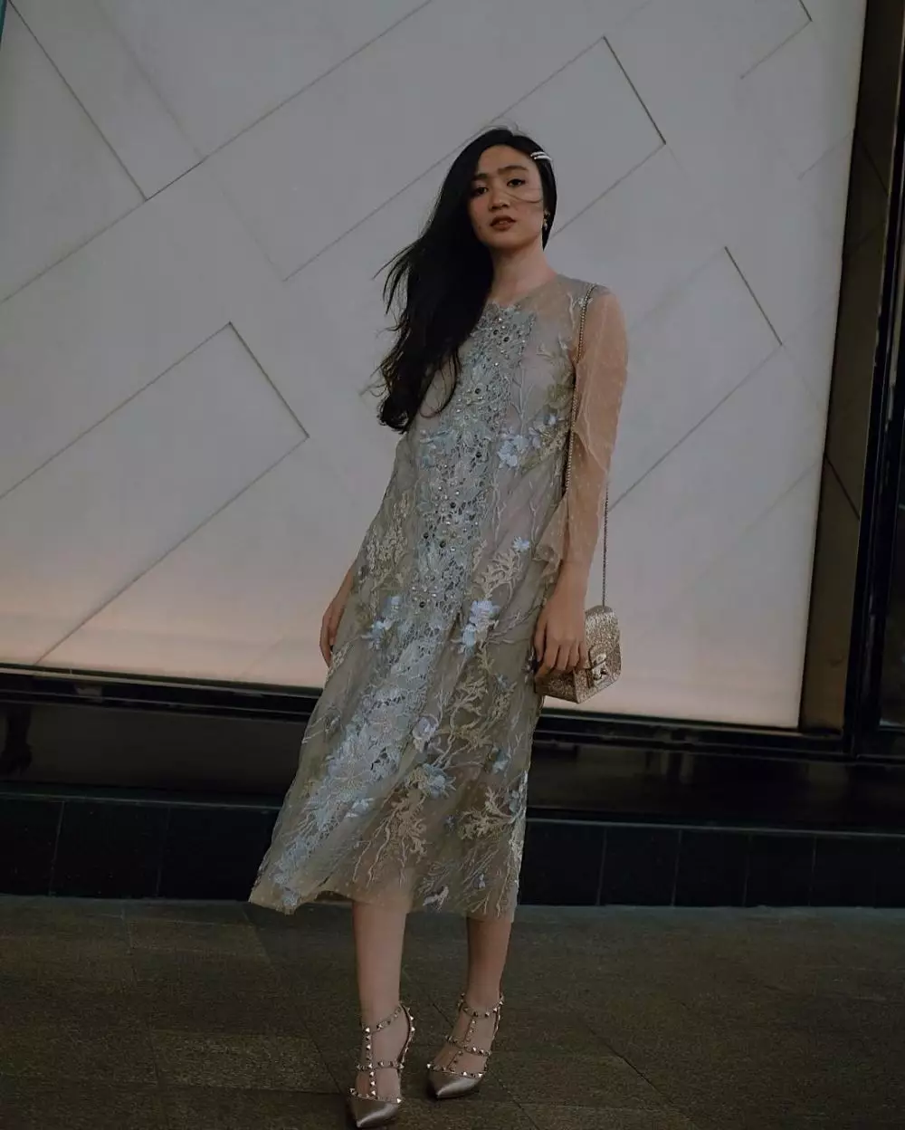 OOTD Febby Rastanty kondangan © Instagram