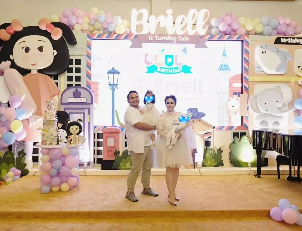 ulang tahun ke-2 Briel putri Momo © 2021 brilio.net Instagram