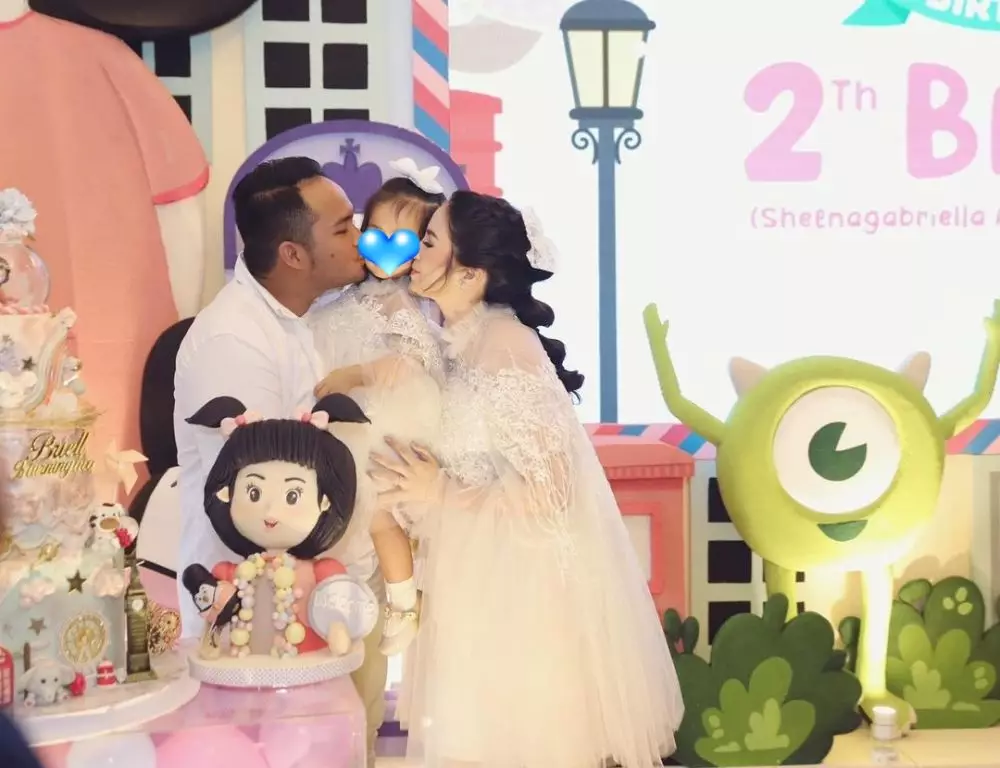 ulang tahun ke-2 Briel putri Momo © 2021 brilio.net Instagram