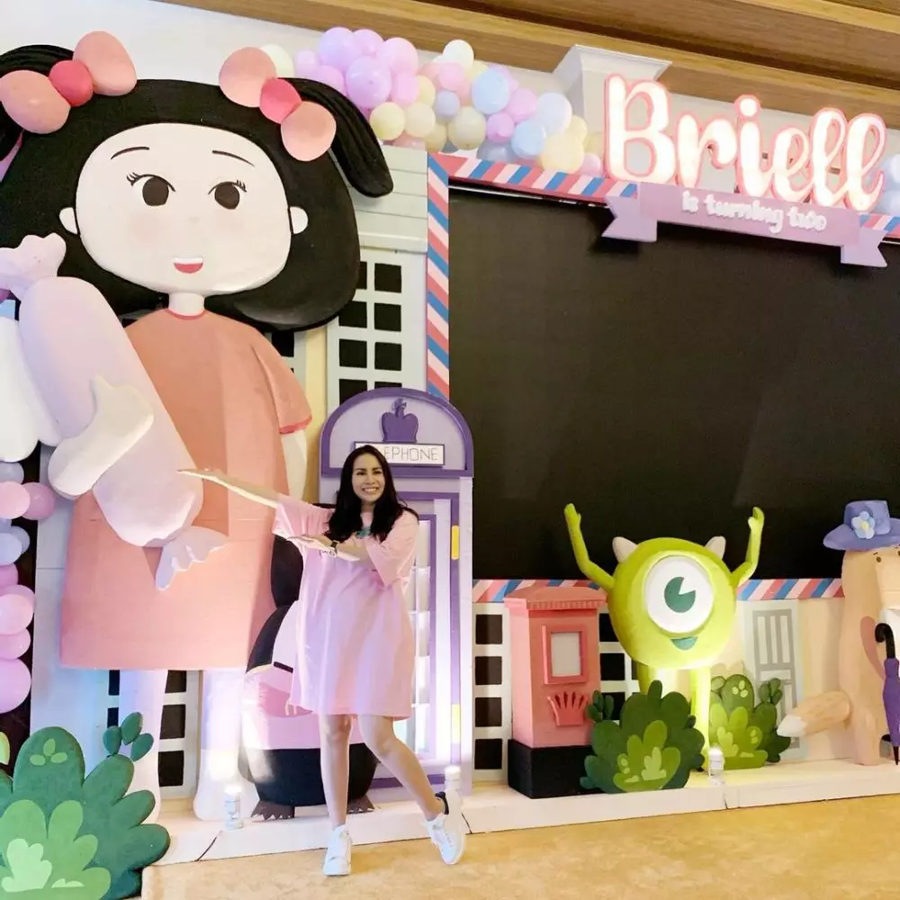 ulang tahun ke-2 Briel putri Momo © 2021 brilio.net Instagram