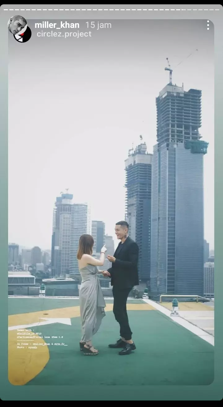 Miller Khan lamar kekasih © 2021 brilio.net Instagram