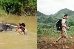 Potret 10 seleb ajak anak main di alam, kompak dan penuh keseruan