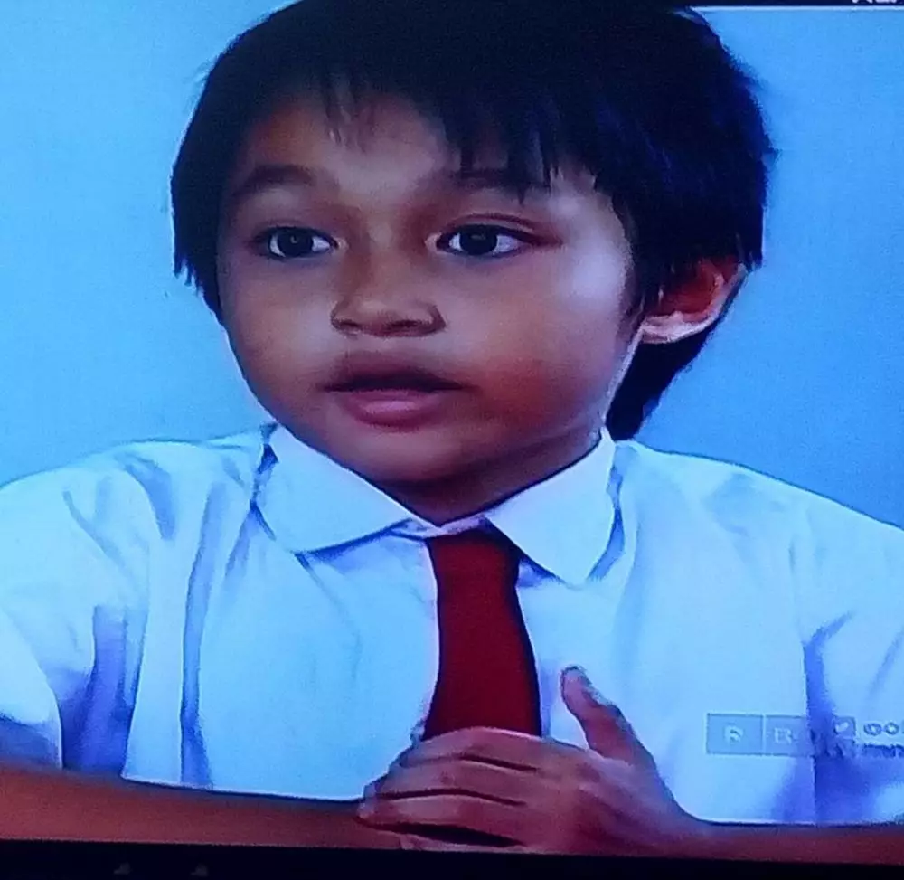 Kiesha Alvaro waktu kecil © Instagram