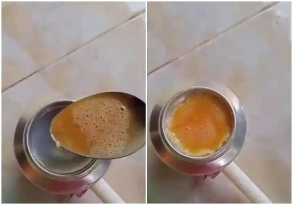 aksi nyeleneh masak telur © Instagram