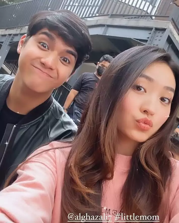 Al dan Wilo little mom © Instagram