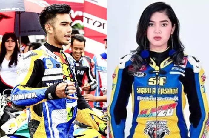 pembalap beristri seleb saat beraksi di lintasan © 2021 brilio.net