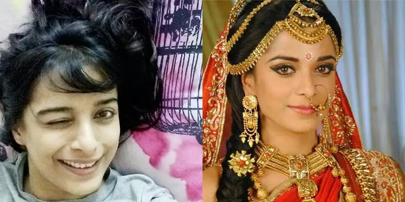 serial India pakai dan tanpa makeup ©Instagram serial India pakai dan tanpa makeup ©Instagram