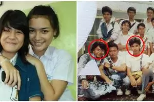 Potret 6 seleb Tanah Air bareng geng pertemanan di SMA, curi perhatian