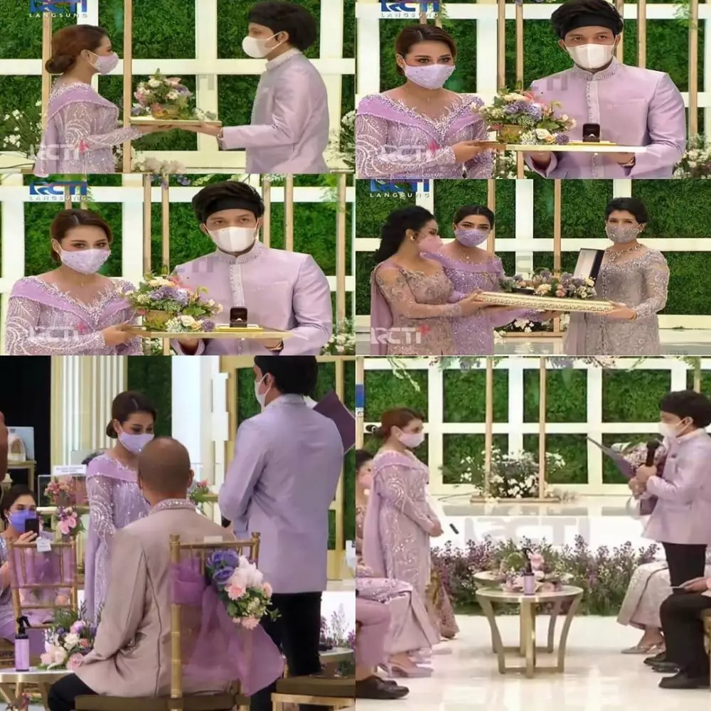 Momen lamaran Atta dan Aurel Instagram