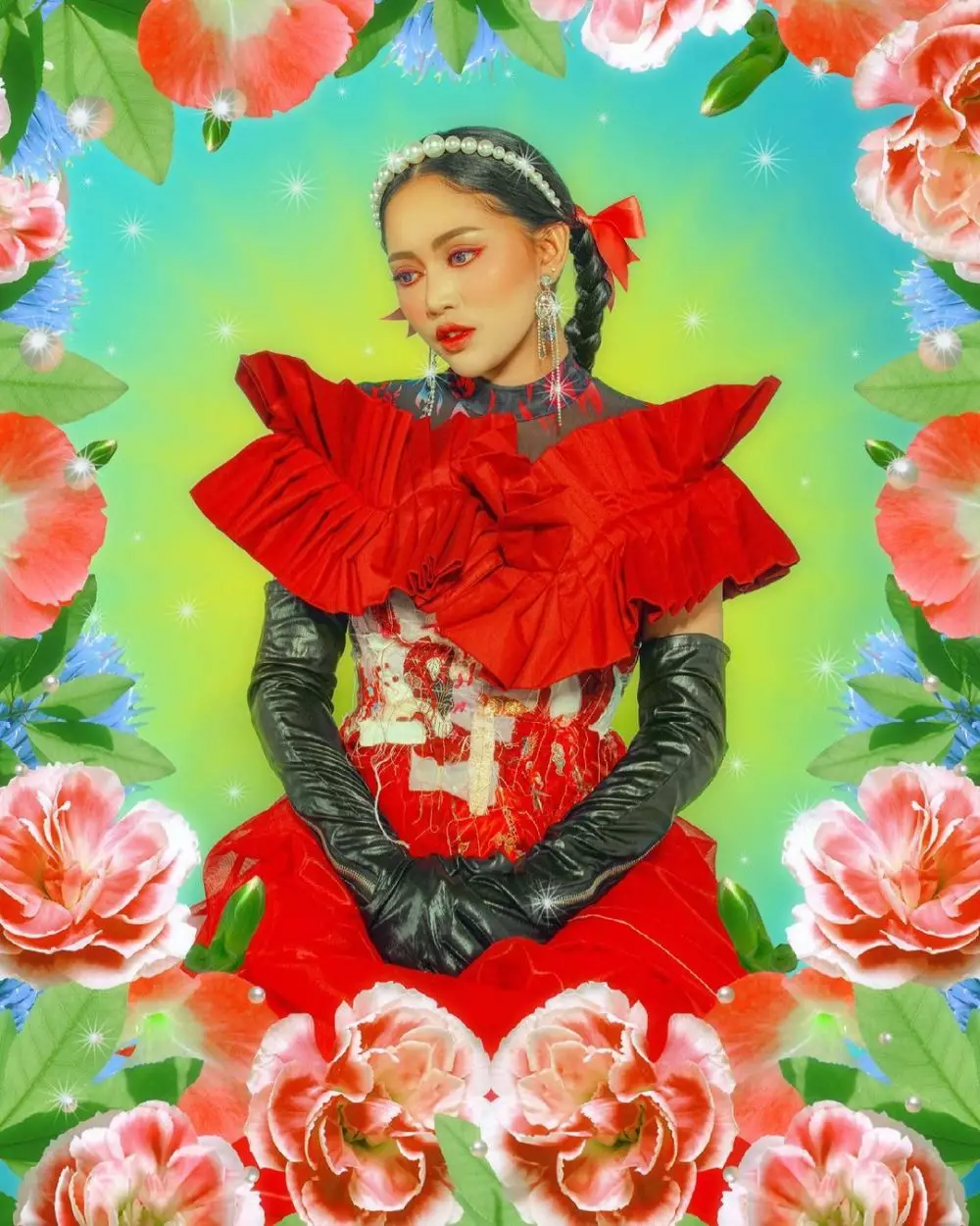 Rachel Vennya dengan busana colorful © 2021 brilio.net