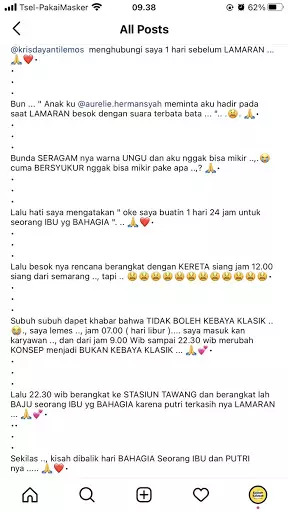 kebaya Krisdayanti saat lamaran Aurel  © 2021 brilio.net