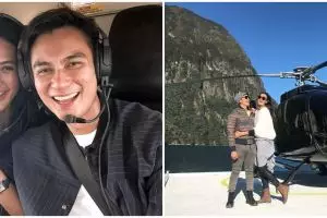Momen kencan 7 pasangan seleb naik helikopter, romantisnya bikin baper