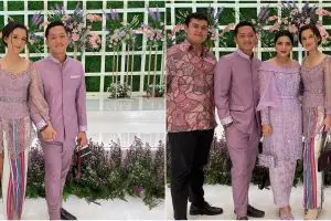 8 Potret mesra Sarah Menzel dan Azriel Hermansyah di lamaran Aurel