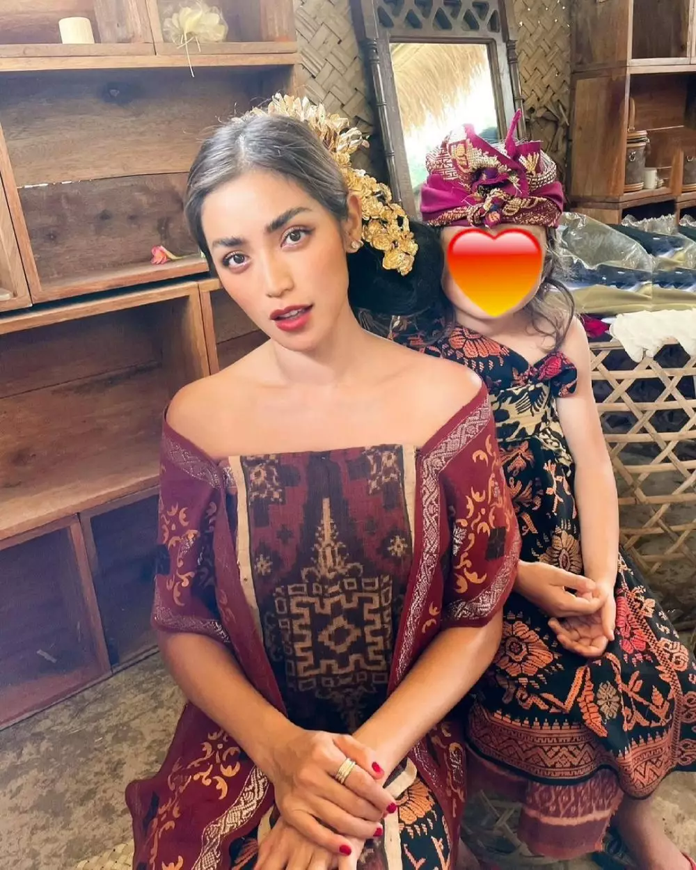 pemotretan jessica iskandar adat bali © Instagram