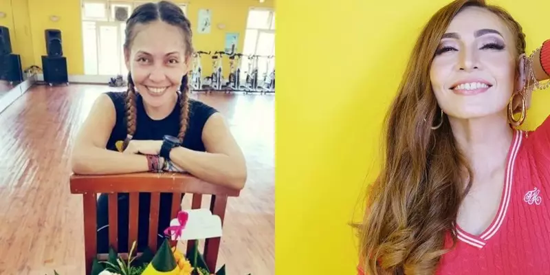 AFI 1 tanpa dan pakai makeup © Instagram AFI 1 tanpa dan pakai makeup © Instagram