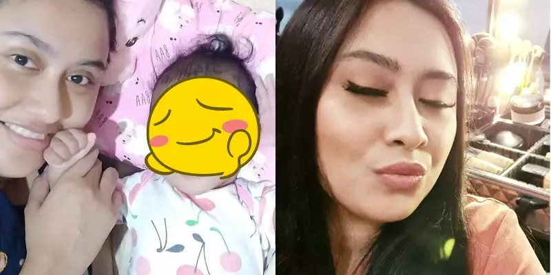 AFI 1 tanpa dan pakai makeup © Instagram AFI 1 tanpa dan pakai makeup © Instagram