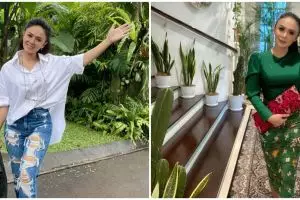 5 Pemotretan Yuni Shara di usia paruh baya, gaya bak ABG bikin salfok