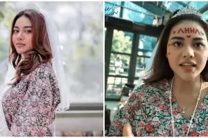 8 Momen seru Aurel Hermansyah diarak keliling mal saat bridal shower