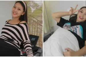 9 Momen seru Ana Riana jelang melahirkan, joget Tiktok hingga olahraga