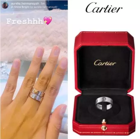 cincin Aurel Hermansyah © 2021 brilio.net