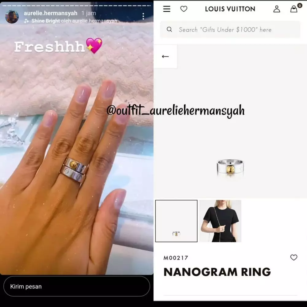 cincin Aurel Hermansyah © 2021 brilio.net