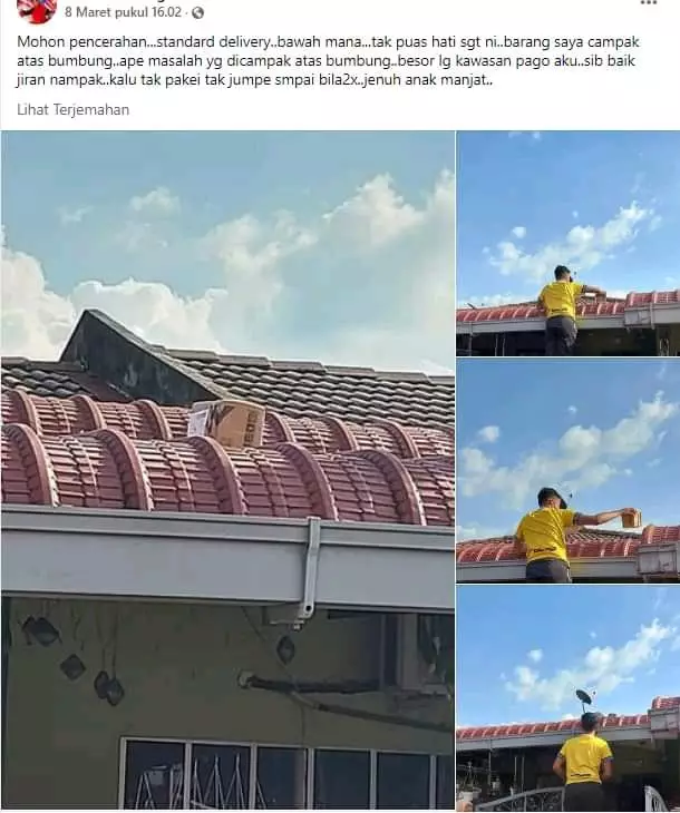 Momen terima paket © berbagai sumber