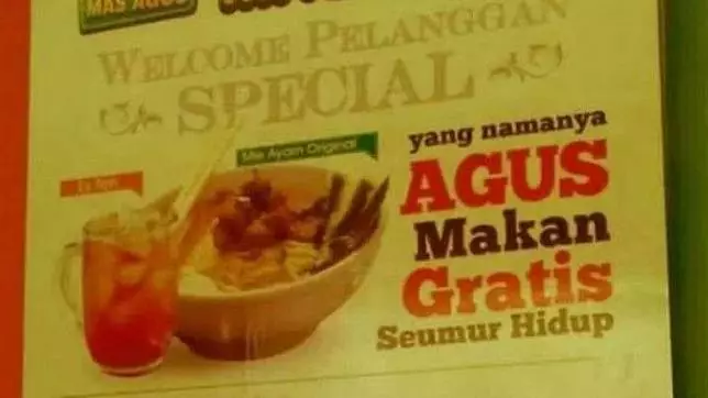 promosi warung makan nggak biasa Berbagai sumber