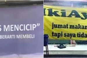 10 Cara promosi rumah makan ini nyelenehnya bikin pembeli gagal paham