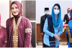 Gaya 7 seleb istri pejabat saat kunjungan kerja, stylish dan anggun