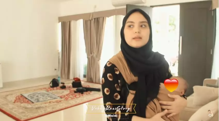 potret rumah baru vebby dan razi © YouTube