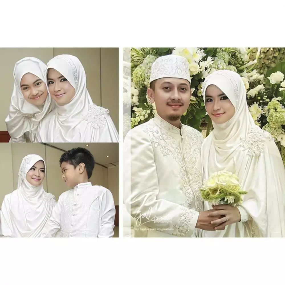 beda gaya seleb menikah dengan ustaz © berbagai sumber