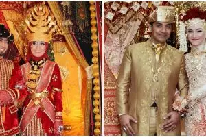 Beda gaya 5 seleb menikah dengan ustaz, elegan dalam beragam tema