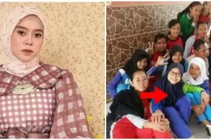 7 Potret lawas Lesty Kejora bareng geng SMA, gaya hijabnya ikonik