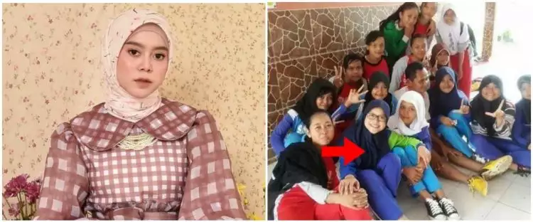 7 Potret lawas Lesty Kejora bareng geng SMA, gaya hijabnya ikonik