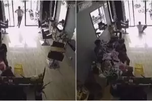 8 Momen orang tak sengaja tabrak pintu kaca, hati-hati!